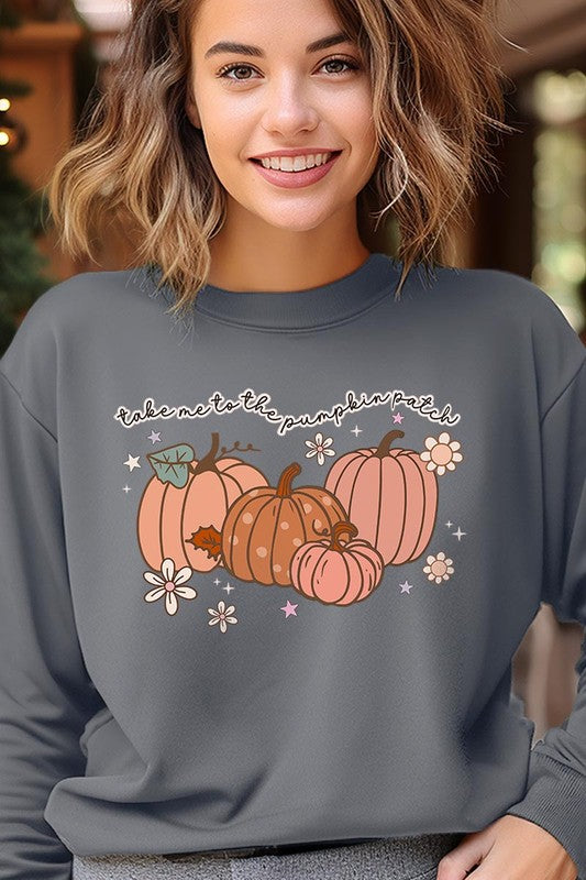 Take Me To The Pumpkin Patch Graphic Sweatshirts