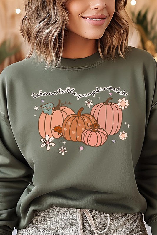 Take Me To The Pumpkin Patch Graphic Sweatshirts