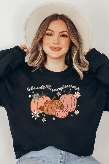 Take Me To The Pumpkin Patch Graphic Sweatshirts