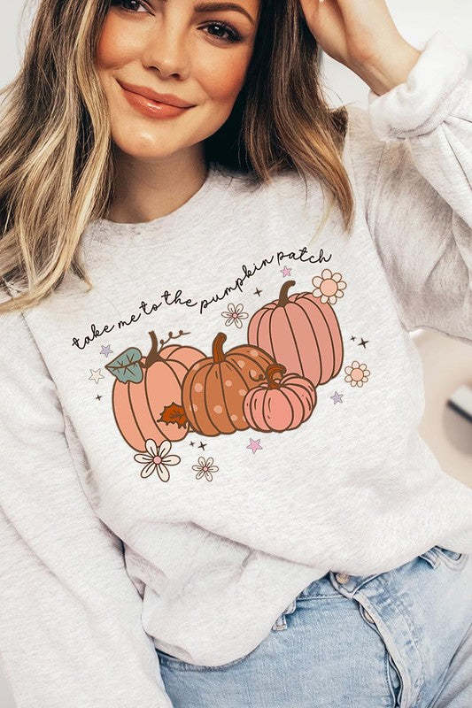 Take Me To The Pumpkin Patch Graphic Sweatshirts