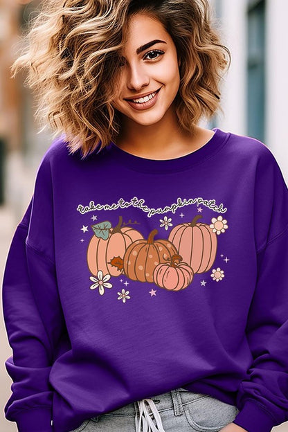 Take Me To The Pumpkin Patch Graphic Sweatshirts