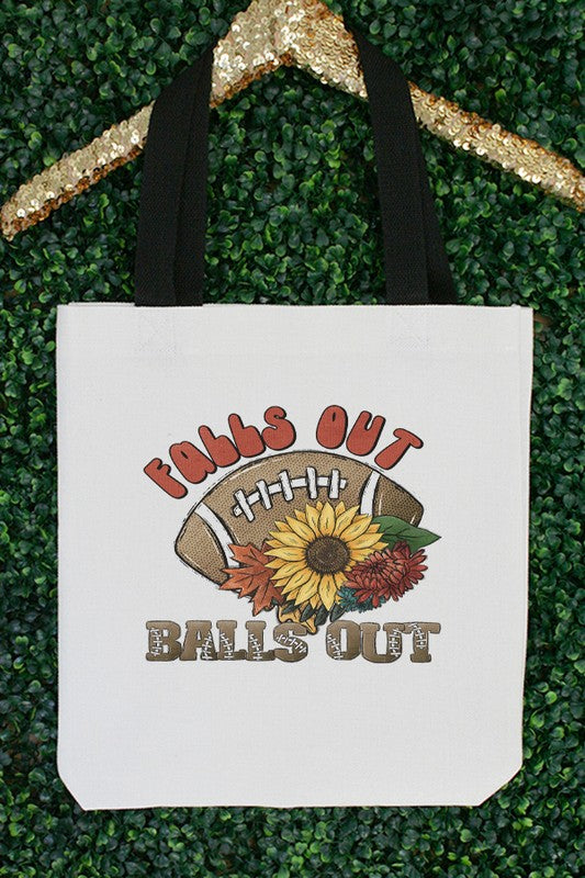 GameDay Falls Out Balls Out Tote Bag