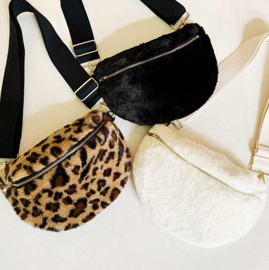 Butter Soft Furly Sling Bag