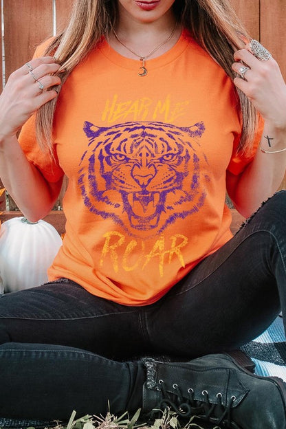 Hear Me Roar Tiger Graphic Tee