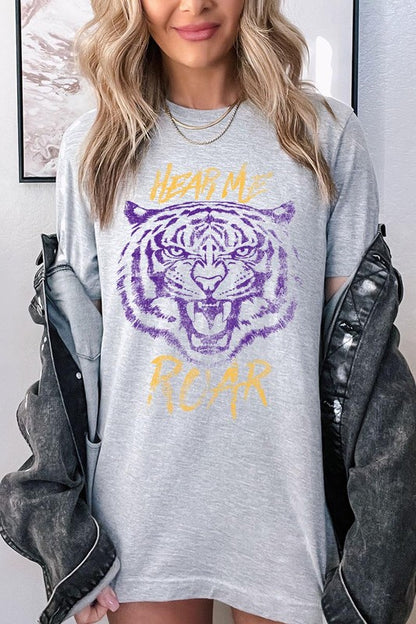 Hear Me Roar Tiger Graphic Tee