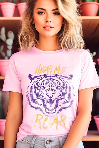 Hear Me Roar Tiger Graphic Tee