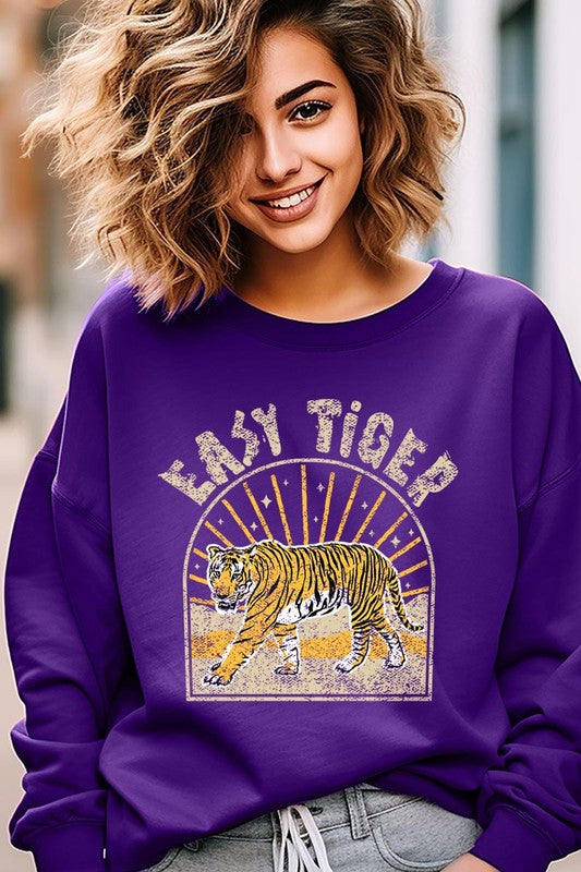 Easy Tiger Graphic Fleece Sweatshirts