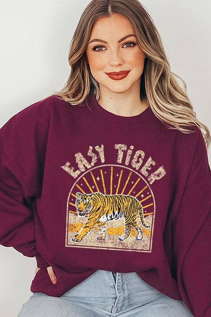 Easy Tiger Graphic Fleece Sweatshirts