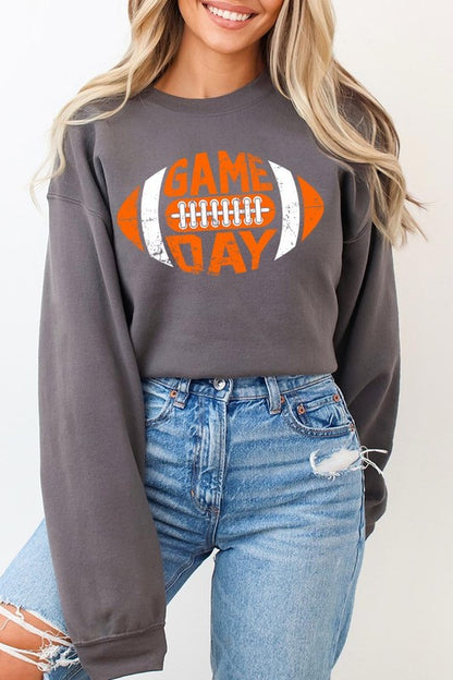 Game Day Football Graphic Fleece Sweatshirts