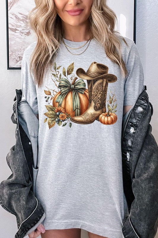 Howdy Pumpkin Western Fall Graphic Tee