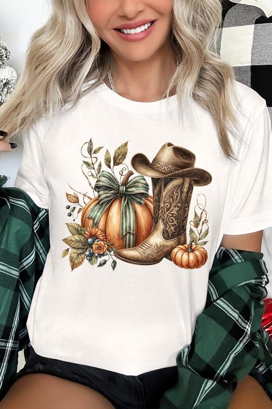 Howdy Pumpkin Western Fall Graphic Tee