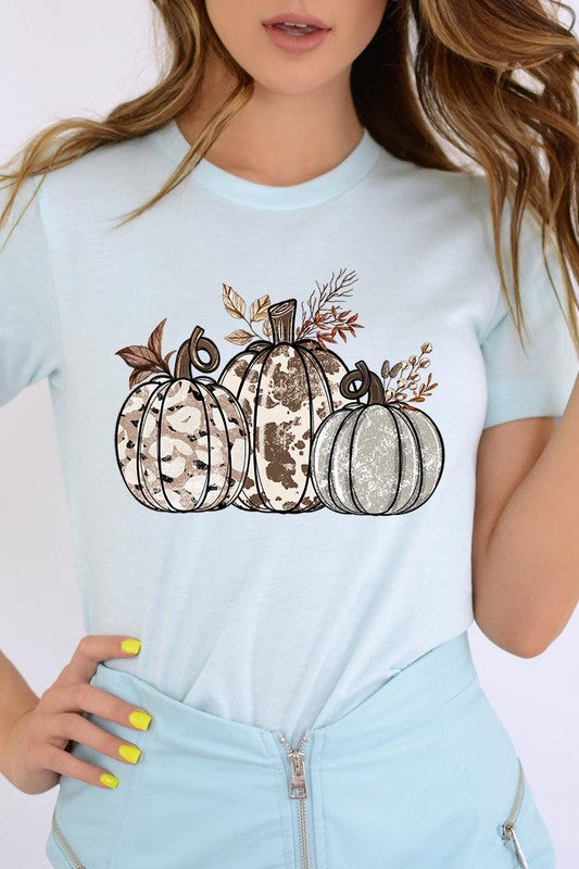 Animal Print Pumpkins Graphic Tee