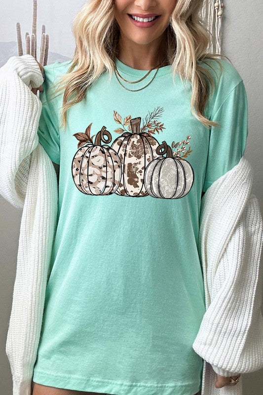 Animal Print Pumpkins Graphic Tee