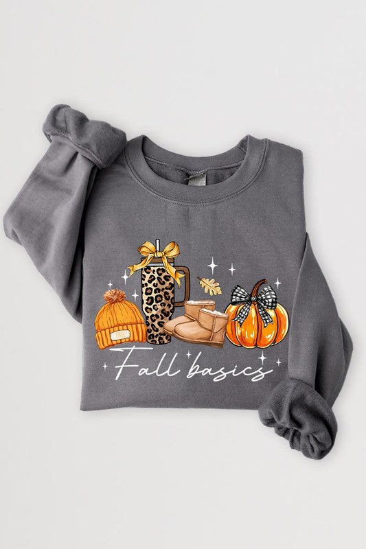 Fall Basics Graphic Fleece Sweatshirts