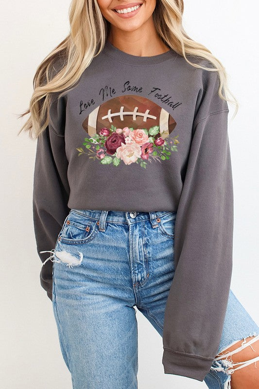 Fall Gameday Love Me Some Football Sweatshirt