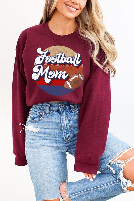 Gameday Fall Football Mom Graphic Sweatshirt