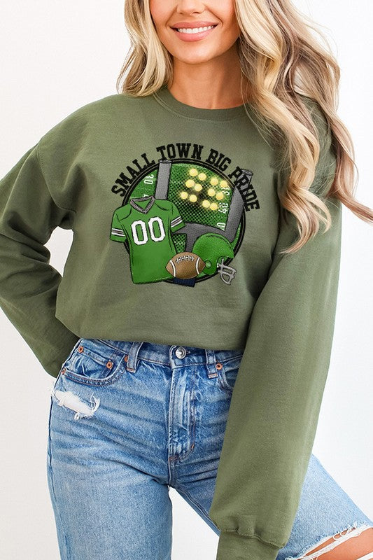 Gameday Green Jersey Big Pride Sweatshirt