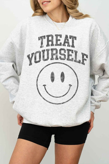 TREAT YOURSELF OVERSIZED SWEATSHIRT