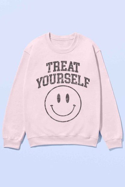 TREAT YOURSELF OVERSIZED SWEATSHIRT