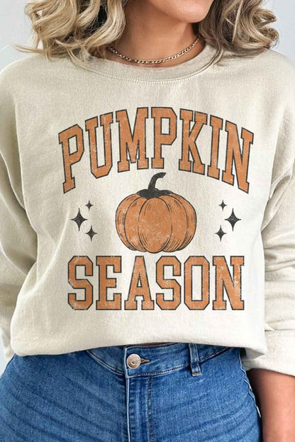 PUMPKIN SEASON FALL GRAPHIC SWEATSHIRT