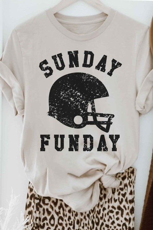 SUNDAY FUNDAY FOOTBALL GAME DAY GRAPHIC TEE