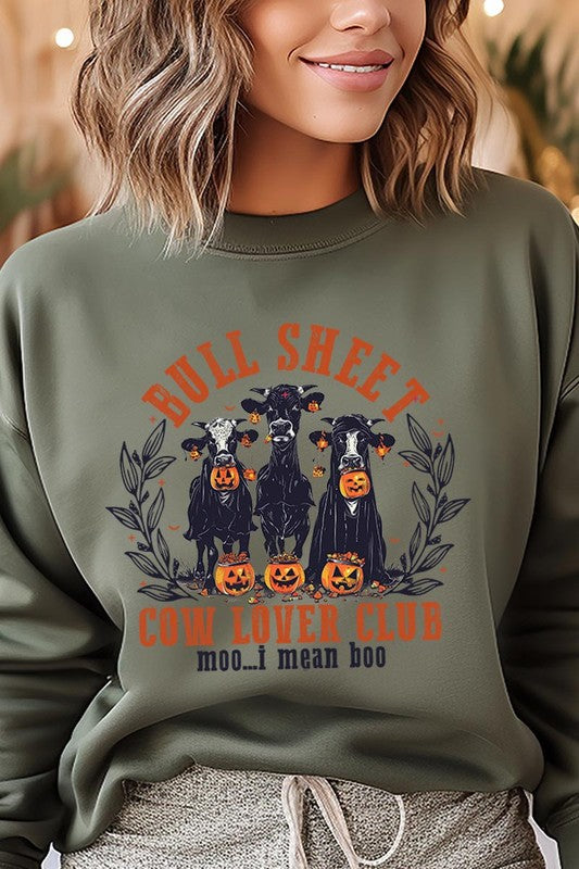 Bull Sheet Cow Lover Club Graphic Sweatshirts