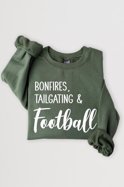 Bonfires Tailgating & Football Graphic Sweatshirts