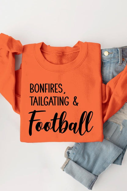 Bonfires Tailgating & Football Graphic Sweatshirts