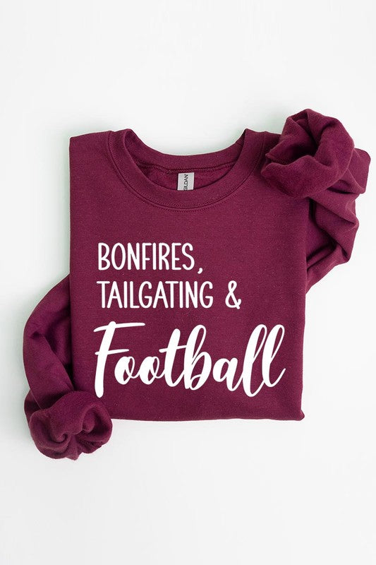 Bonfires Tailgating & Football Graphic Sweatshirts