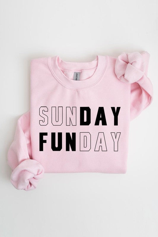 Sunday Funday Graphic Fleece Sweatshirts