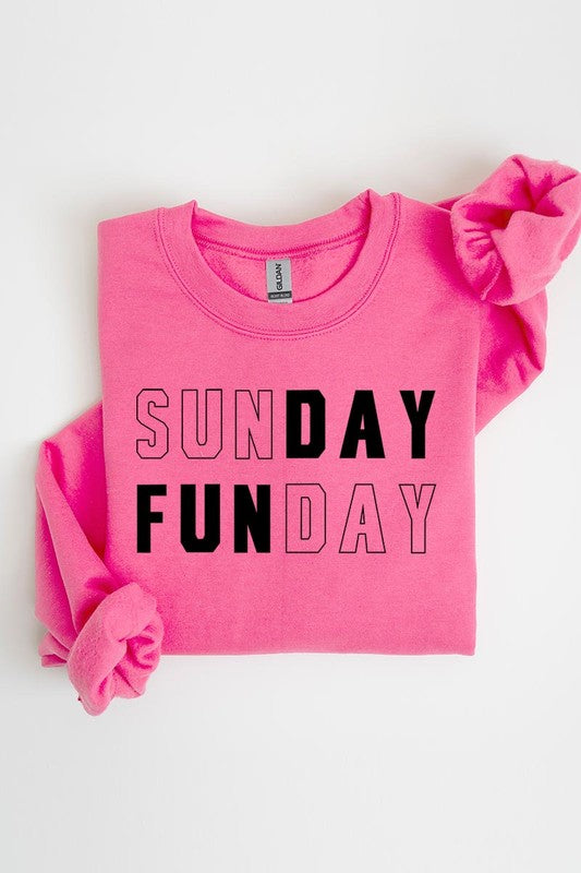 Sunday Funday Graphic Fleece Sweatshirts