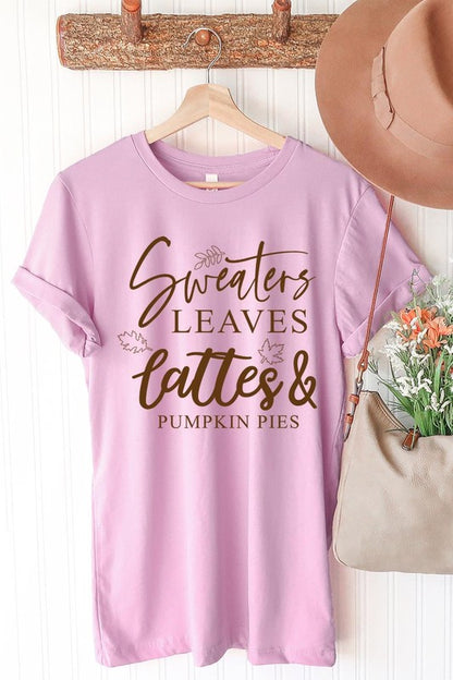 Sweaters,Leaves Graphic Tee