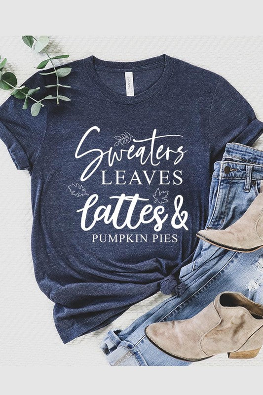 Sweaters,Leaves Graphic Tee