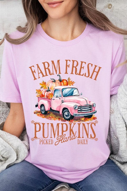 Farm Fresh Pumpkins Truck Graphic Tee