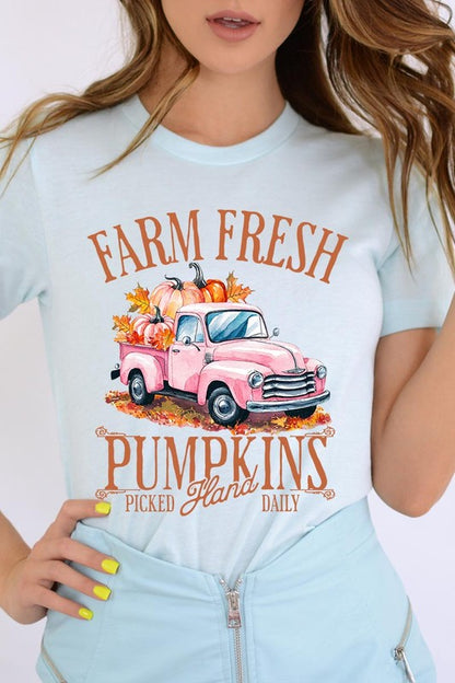 Farm Fresh Pumpkins Truck Graphic Tee