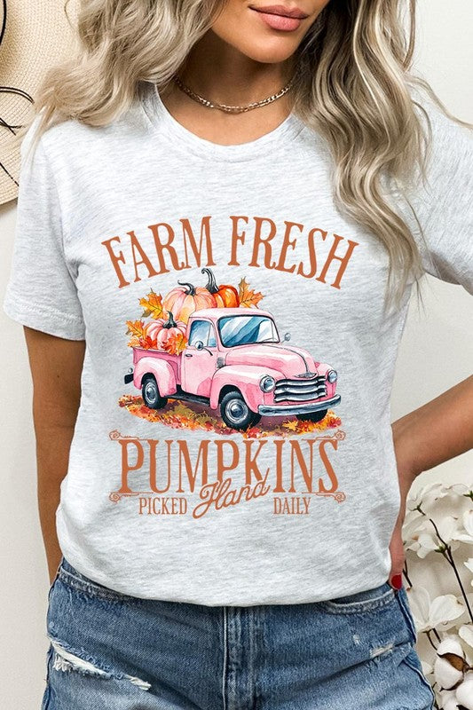 Farm Fresh Pumpkins Truck Graphic Tee