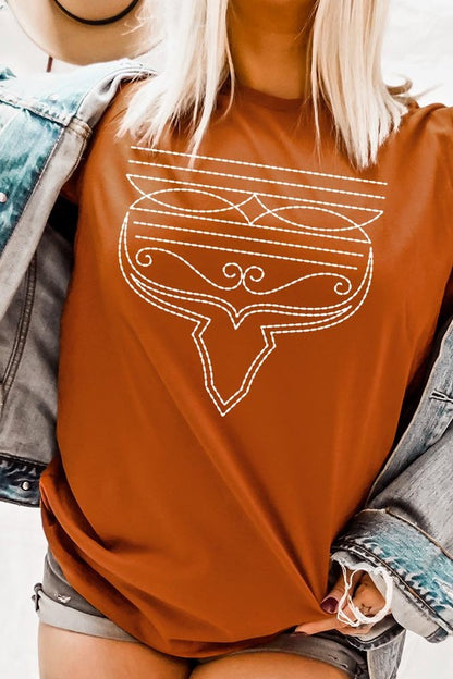 Western Boot Stitch Graphic Tee