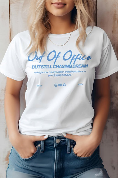 Out of Office, Typography Graphic Tee