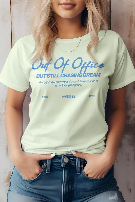 Out of Office, Typography Graphic Tee