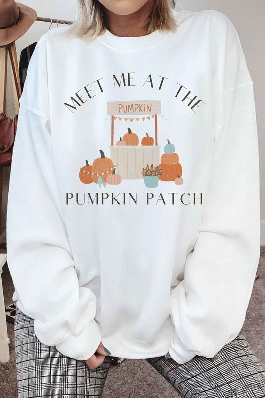 MEET ME AT THE PUMPKIN PATCH Graphic Sweatshirt