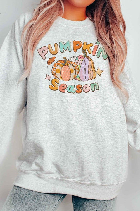 RETRO PUMPKIN SEASON Graphic Sweatshirt