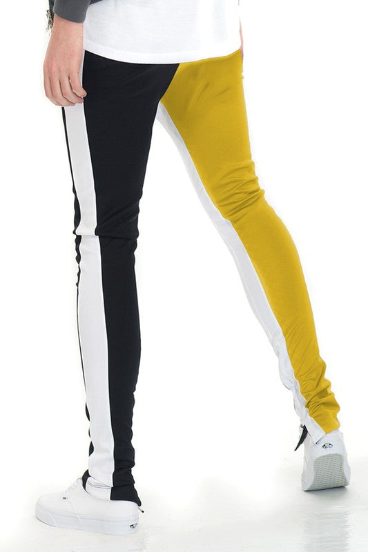 TWO TONE COLOR BLOCK TRACK PANT JOGGER