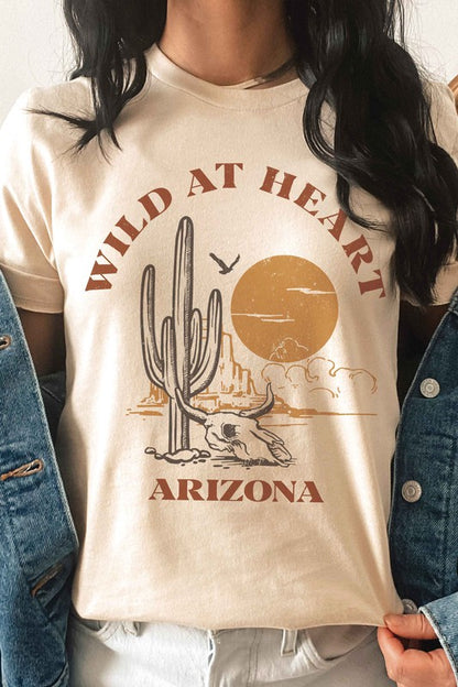 WILD AT HEART ARIZONA Graphic Tee