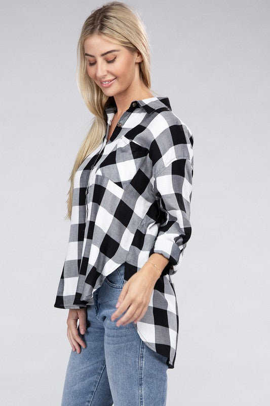 Classic Plaid Flannel Shirt