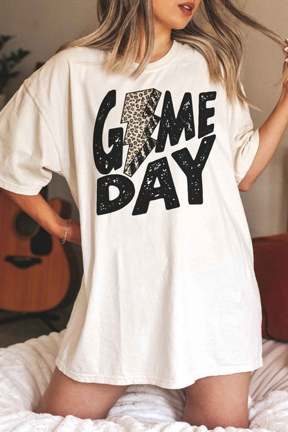 LEOPARD LIGHTNING GAME DAY Graphic Tee