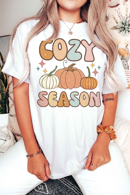 COZY SEASON PUMPKINS Graphic Tee