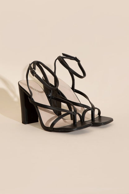 NILE-5 Thong Strappy Heels