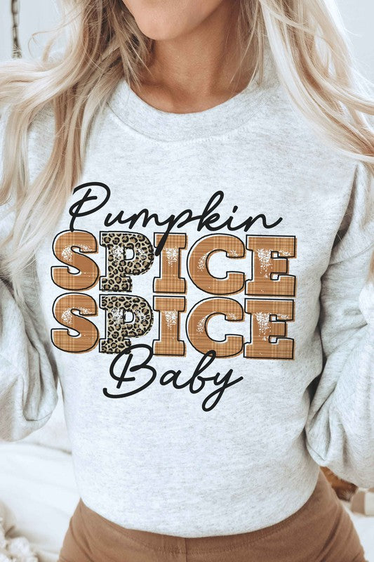 PUMPKIN SPICE SPICE BABY Graphic Sweatshirt