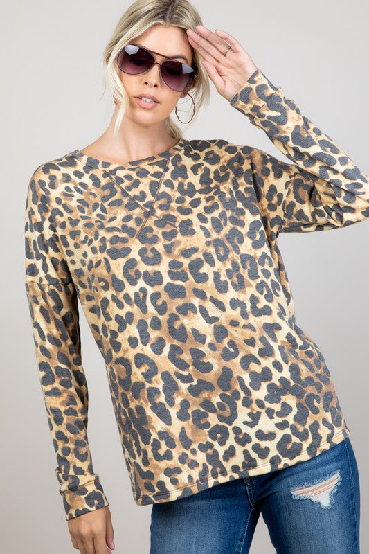 CHEETAH SWEATSHIRT