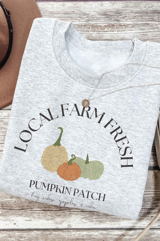 LOCAL FARM FRESH PUMPKIN PATCH Graphic Sweatshirt